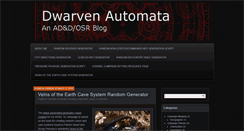 Desktop Screenshot of dwarvenautomata.com